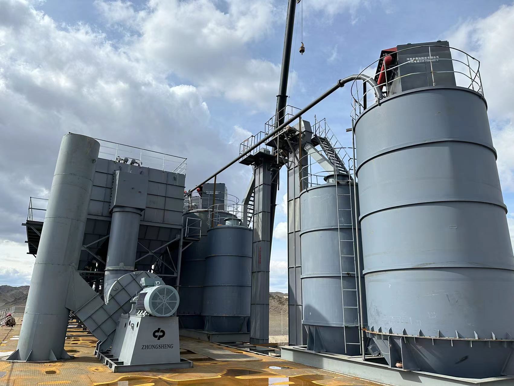 Shandong Pneumatic Conveying -System erfolgreich in der großen asiatischen Chemieanlage installiert